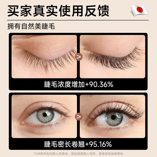 H18 Japanese Eyelash Growth Serum Growth & Growth Waterproof Non-smudge Thick Slimming Nourishing Serum Mascara Essence
