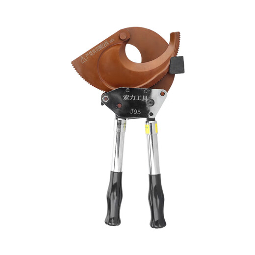 Taiyou ratchet cable cutter wire cutter large scissors J40 manual gear steel core stranded wire shear wire cutter copper aluminum cable J-95 ratchet shear white blade