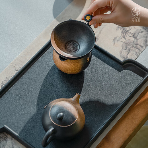 Wanqiantang (Edenus) tea set complete set ceramic Kung Fu tea set tea set home gift high-end tea set teapot All the best