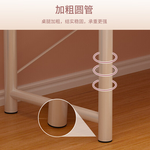Xinyouliangjia computer desk desk study table makeup table dressing table bedroom small table A089 80 white