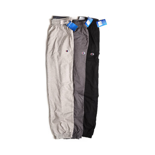 Серые повседневные спортивные брюки Champion с перевязками для мужчин и женщин, свободные летние спортивные штаны, модный официальный флагманский продукт, темно-серый P7310 S 130-140Jin Jin равен 0,5 кг