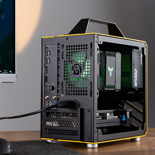 Sugar Cube Mechanical Master AMD R5 5500/5600GT/RTX5060/5060ti graphics card desktop black myth Wukong game e-sports office live broadcast portable small host configuration three丨5600丨RTX5060丨16G/1T
