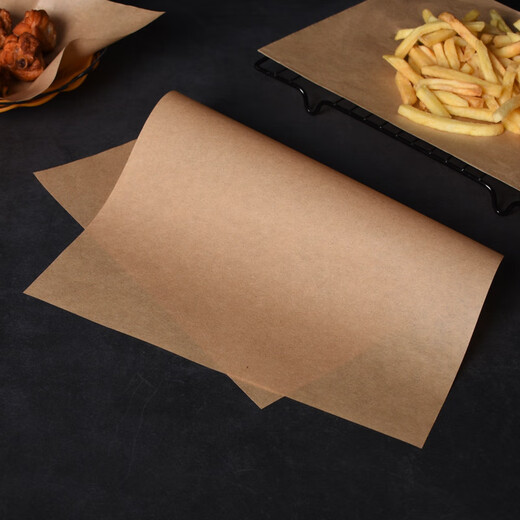 Zhiduosao oil-absorbing paper pad paper kraft paper food-specific disposable placemat barbecue cooked vegetables French fries oil-proof paper oil-isolating paper pad 22*22cm oil-absorbing paper (100 sheets)