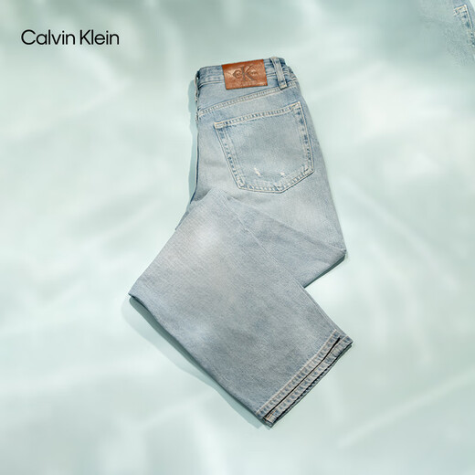 
Calvin KleinJeans [Cool] [Replica 90 Series] 25 Spring and Summer Women's Retro Straight Jeans 47AB719