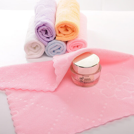 Rags, kitchen dish towels, home absorbent, lint-free, not prone to oil, table cleaning, multi-use small towels, 2 packs, 20cm*20cm, random colors