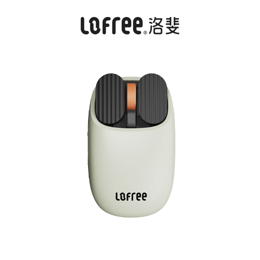 Lofree potato chip mouse wireless Bluetooth 1970S retro series dual-mode connection office mouse Olive
