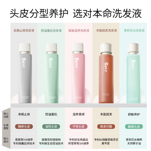 Roye camellia essential oil hair mask smooth and nourishing to improve permed, dyed, damaged, dry and frizzy conditioner 180g