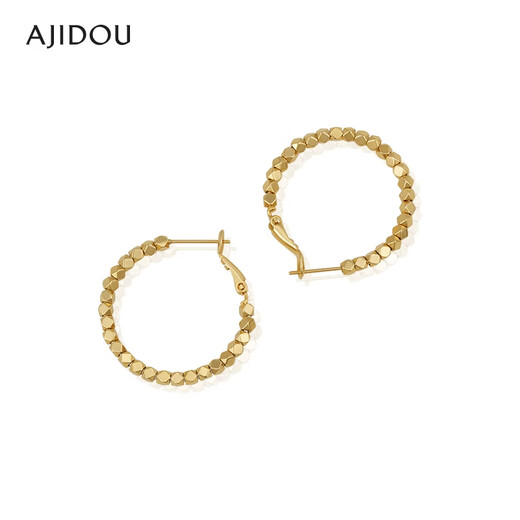 AJIDOU Ajidou earrings, small sugar cubes, French earrings, small square earrings, light luxury and high-end birthday gifts for your girlfriend