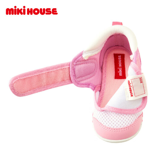 MIKIHOUSE sandals summer toe-toe girls' sandals non-slip breathable mesh baby boy toddler sandals baby shoes pink 11.5 inner length 11.5cm