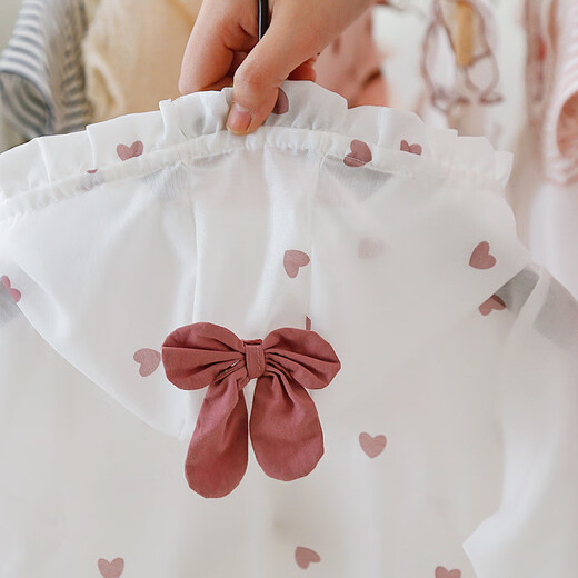 Disney (Disney) Baby Sun Protection Clothes for Women Summer New Girls Thin Skin Clothing Breathable Baby Children's Day Gift Official Flagship Clover Yellow Love Heart (Sun Protection Clothing) 110 Recommended 100-105CM