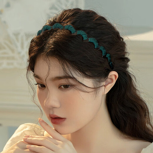 Xiangwan hairband with toothed wavy hairband for women with bangs and broken hair hairpins for women with high skull hairpins, hairbands, hair accessories gifts