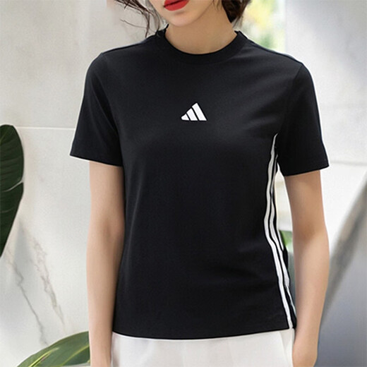 Adidas (adidas) Set de dos piezas para mujeres con un nuevo set/deportes de dos piezas de dos piezas de dos piezas de dos piezas de manga corta