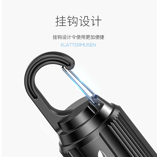 微笑鲨 强光太阳能露营应急野营户外充电复古钨丝氛围球泡LED照明灯帐篷 高续航/速充】巨亮9856K】太阳能