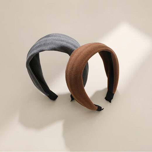 Chimera (CHIMERA) 2-piece high-ceiling small headbands showing face, wide-brimmed Internet celebrity face wash and hair tie headband to cover white hair and press hair girl's birthday gift