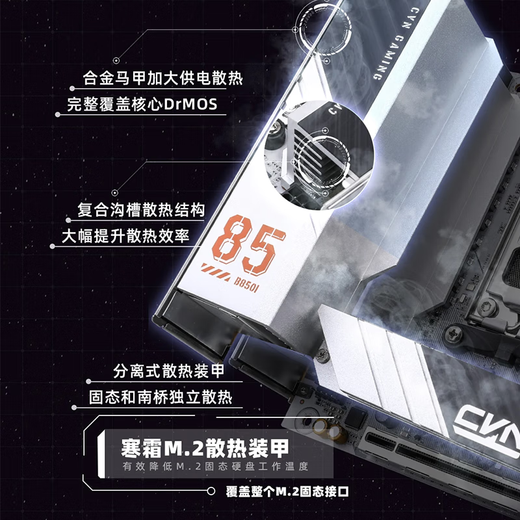 Colorful CVN B850/X870 DDR5 WIFI motherboard supports AMD7000/8000/9000 series 7800X3D/9950X/9800X3D CVN B850I landing ship D5 WIFI