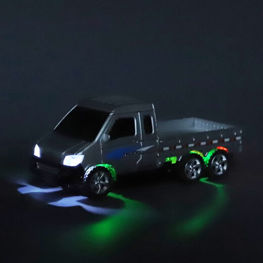 Mini -Legierung Fernbedienungsauto Kinder 2,4 g elektrisch kleiner LKW Kinderspielzeugauto Bluetooth Wuling Rongguang kleine Karten Fernbedienung Mini Legierung kleiner LKW grau Grau