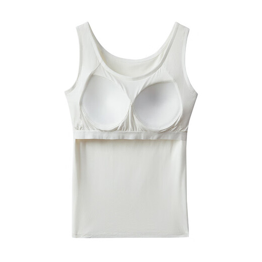 XCFREHT【1484次回购】莫代尔女吊带背心一体式聚拢带胸垫长款透气舒适修 背心款【黑色+肤色】两件 L 建议【105-120斤】