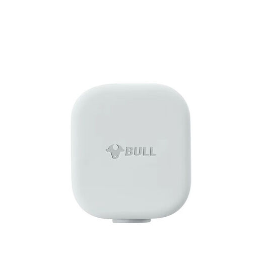 Bull (BULL) plug power plug socket wireless self-wiring two- and three-pin plug detachable 10A three-pin plug GNT-10SG white