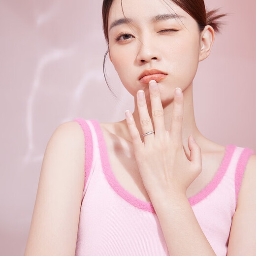 Saturday Fortune (ZLF) S925 silver jewelry ring for women with starry personality, simple ins style silver jewelry, living ring