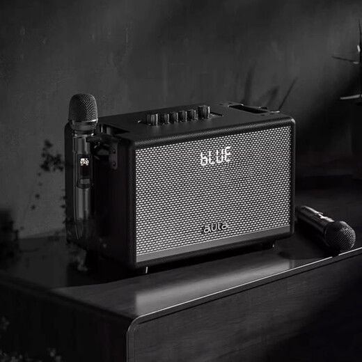 Awola Retro Bluetooth Speaker Teaching and Teaching Musical Instruments Playing and Singing Amplifier Charging Dual Microphones Musical Instruments Playing Outdoor Karaoke AK812 Four Speakers 130W Power Dual Microphones