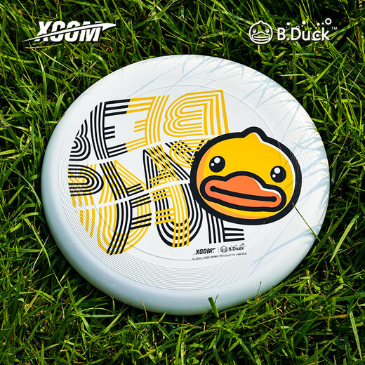 X-COM B.Duck Little Yellow Duck Joint Model Frisbee Ike 175g Extreme Outdoor Sports Competition Holiday Gift Little Yellow Duck-White