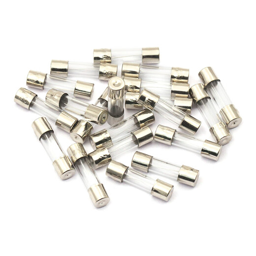 Dafuri fuse tube 5x20 glass fuse tube fuse 250V 1A 2A 3A 5A 10A20A15A 30 T2.5A 250V 5X20 T slow blow (5 pieces/box)