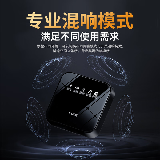 Yangfeisi Radio 0 Negative Reviews Wireless Lavalier Microphone Anchor Live Recording Equipment Outdoor Douyin K Song Radio Microphone Professional Noise Reduction Microphone Mobile Phone Computer Camera One to Two