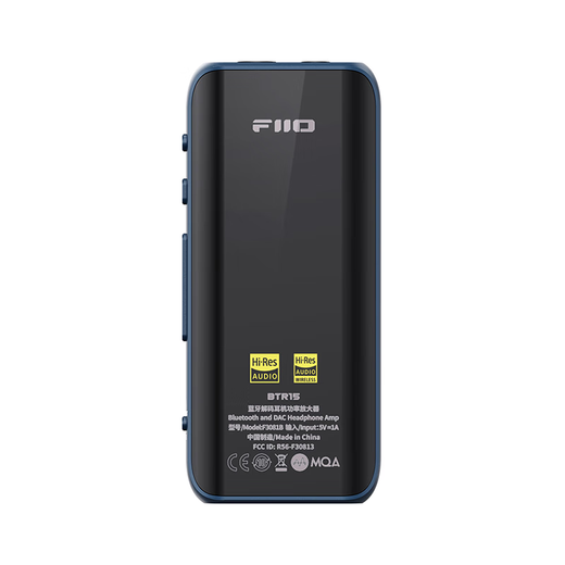 FiiO BTR15 Portable Wireless Bluetooth Wired Decoding Headphone Amplifier for Android Phones Small Tail Blue