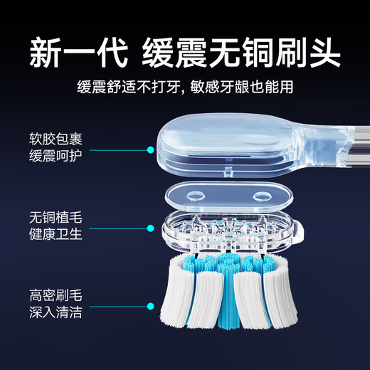 ApiYoo P9pro adult sweeping and vibrating all-in-one electric toothbrush with large screen for deep cleaning, soft bristles and gum protection. Couples give boyfriend/girlfriend birthday, holiday and New Year gifts.