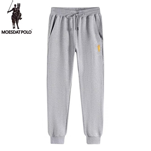 POLO SPORT American Ralph Lauren spring and autumn casual versatile pants loose leg drawstring sweatpants simple sports pants men's pants gray L
