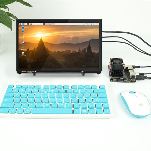 Chuanglebo Raspberry Pi 5 display 4b display screen HDMI LCD screen IPS Maker Education 10.1-inch high-definition touch screen