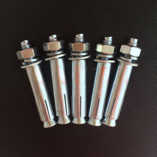 Yunpanfeng galvanized expansion screws extended outer blue and white metal bolt pull-out nail thickened tube M6810M12 national standard 8*150 35 pcs