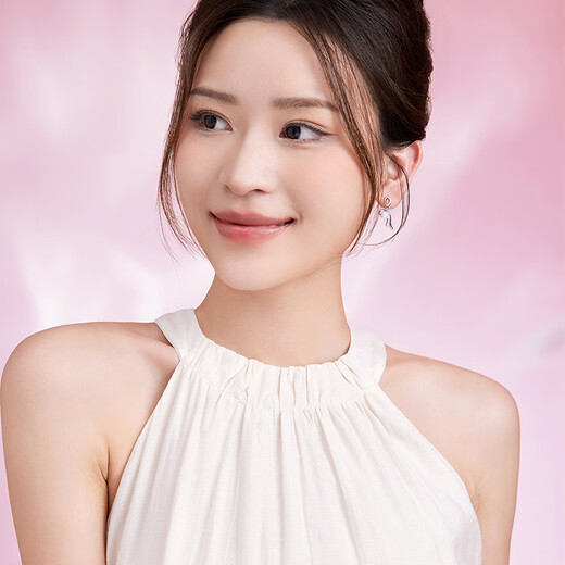 Saturday Fortune S925 Silver Freshwater Pearl Bow Earrings Birthday Gift X0912068 Pair