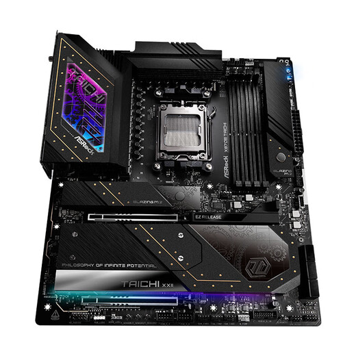 Asrock (asrock) x870e taichi tai chi wifi7 placa base + amd ryzen 9 9900x3d cpu tablero u set
