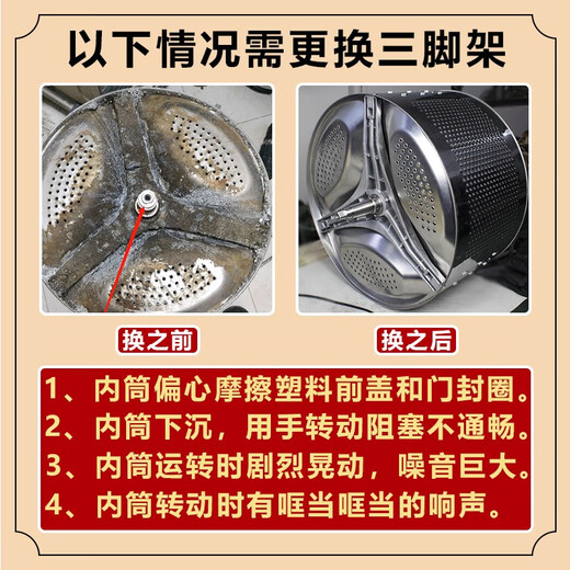 CLCEY is suitable for Little Swan washing machine TG90-14122DXG-1416MPDG-1422WIDG tripod bearing with package 5-oil seal 47 88/10-12