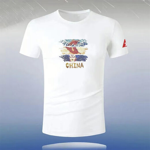 法国大公鸡2025纯棉短袖t恤男夏季新款上衣男士半袖休闲打底衫男 DX1105白色【纯棉款】 2XL  建议【135-155斤】