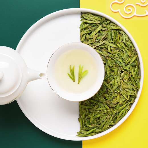 Gongpai 2025 new tea is on the market. God-given premium grade Shifeng West Lake Longjing tea 250g green tea paper bag before tomorrow