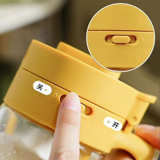 Home KATEI STORY Japanese seasoning box kitchen seasoning jar seasoning box glass salt shaker storage container moisture-proof seasoning jar quantitative high-end gray lid with small spoon 3-piece set 300ml