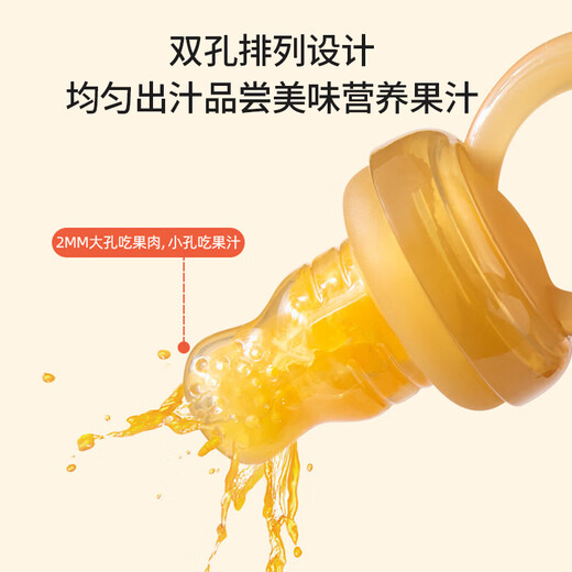 Audemars Piguet Fruit and Vegetable Baby Fruit Baby Fruit Soothing Teether for babies over 6 months old, Fruit-eating Artifact, Baby Food Bowl and Spoon Complete Set, 5 Pack