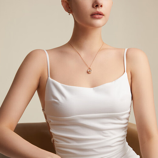 Mysterious blue MYSTELAN is inclusive of all you love, light luxury necklace, women's jewelry, Valentine's Day birthday gift for girlfriend and wife, inclusive of all you love, D type