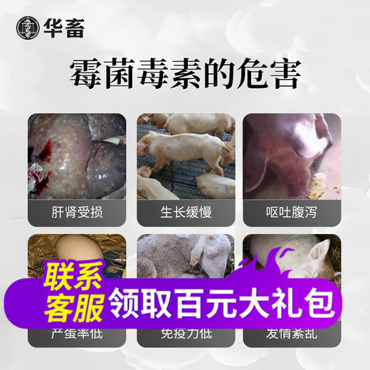 Huayu Demold Agent Veterinary Chicken, Poultry, Cattle and Sheep Feed Additive for Sows and Pregnant Animals Biological Corn Demold Cleaner 40Jin Jin is equal to 0.5kg, available for pregnant animals