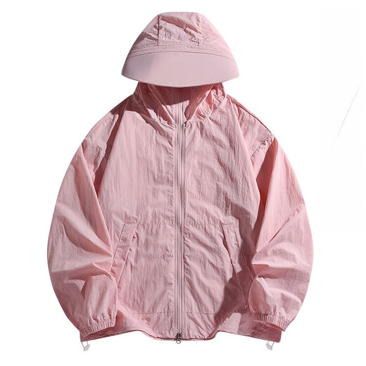 Jiaoxia Forest 2025 New Couple Ice Silk Sun Protection Clothes for Men and Women Same Style Summer Skin Clothing Breathable Fishing Clothing for Men DQ627 Glacier Blue 2XL