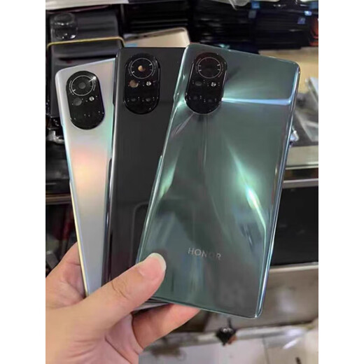 Honor (HONOR) is suitable for Honor V40 original back cover, original disassembly, glass back cover, v40 light luxury mobile phone glass back case, battery cover, Honor V40 back cover, Magic Night Black, 99 new, original disassembly