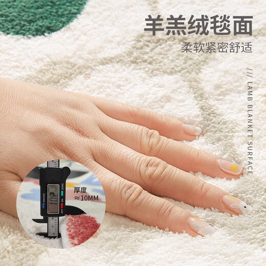 Inshang dopamine bathroom floor mat plush bathtub side absorbent foot mat bathroom anti-splash carpet toilet non-slip mat