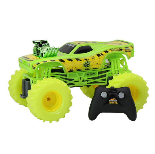 Monster Jam remote control monster truck monster truck 124 children's toy car 115 large can enter the water shark 115 rechargeable model official standard configuration