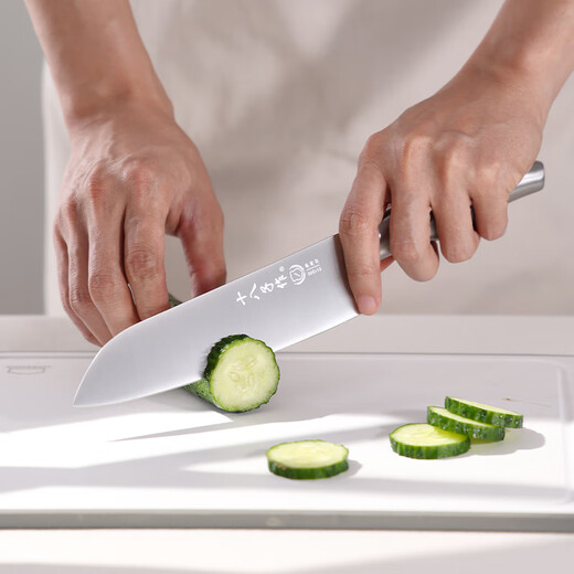 十八子作 家用菜刀不锈钢刀具切菜切肉水果刀多用刀H307