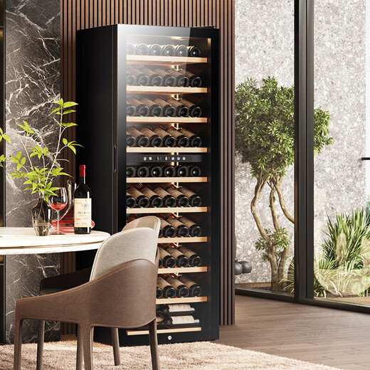 BAIKAILUN wine cabinet constant temperature wine cabinet air-cooled constant temperature moisturizing wine refrigerated storage display cabinet multi-functional household refrigerator sake beer cold bar foreign wine tea cabinet fixed frequency | dual temperature | multi-function | 30 bottles thin model