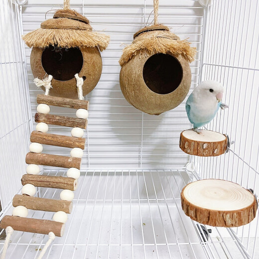 Runhua Nian 89 - bird's nest, parrot nest, straw bird's nest, black phoenix, tiger skin, pearl bird's nest, coconut shell, coconut shell bird's nest, grass nest to keep warm, sawdust packed 1g