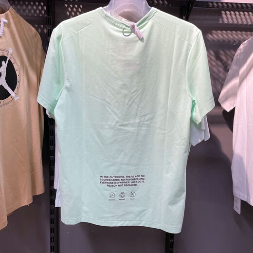 耐克（NIKE）短袖T恤男士2025夏季新款运动服舒适透气圆领衫休闲上衣 HF6169-376浅绿 XL
