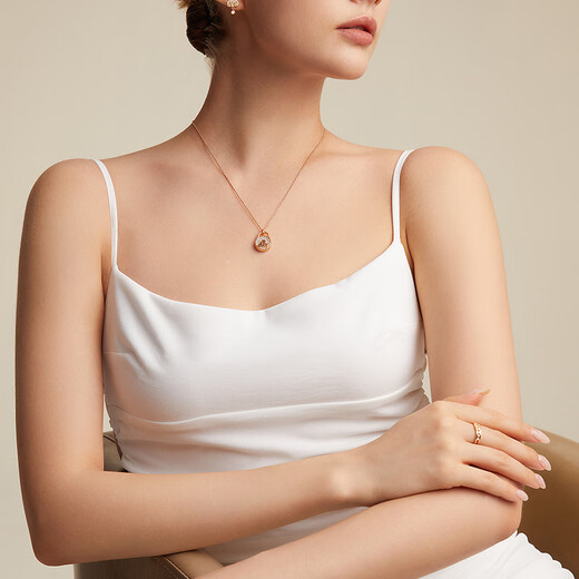 Mysterious blue MYSTELAN is inclusive of all you love, light luxury necklace, women's jewelry, Valentine's Day birthday gift for girlfriend and wife, inclusive of all you love, D type